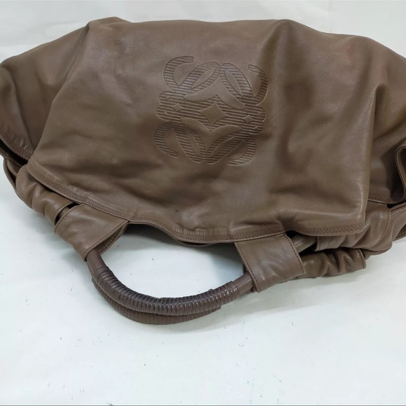 AUTH Loewe Drapy Slouchy Tote Handbag - Picture 3 of 8